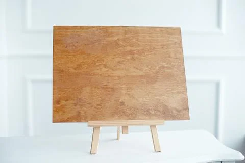 Decorative Message Board Easel with empty plain board as copy space. Stock Photos