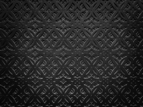 Decorative metal grille pattern Stock Photos