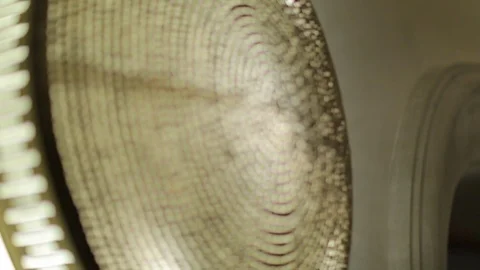 Decorative metal lighting light fixure on wall Stock Footage 120406852