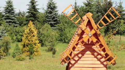 Decorative Mill Stock-Footage 52209599