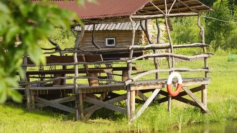 Decorative mill. Photos