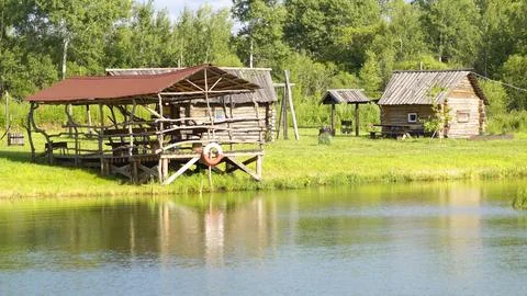 Decorative mill. 스톡 사진