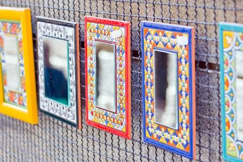 Decorative mirrors Stock Photos