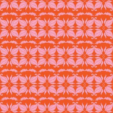 Decorative motif vector seamless pattern design Stock Illustration