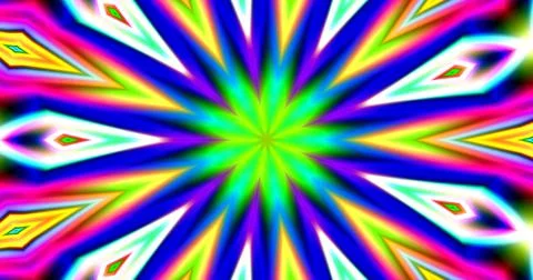 Decorative Multicolor Abstract Pattern Mandala Background Kaleidoscope Stock Illustration