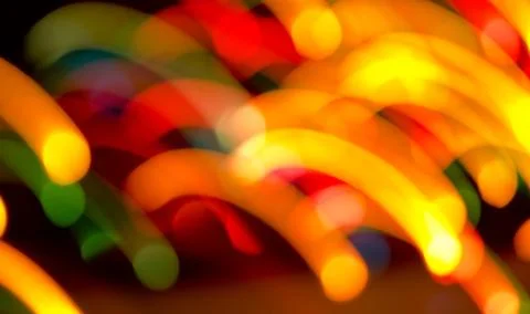 Decorative neon lights Stock Photos