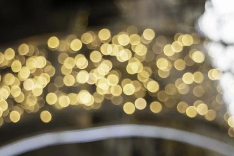 Decorative objects for Christmas and blurred background Stockfoto's