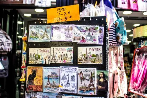 Decorative objects from Paris Stock-Fotos