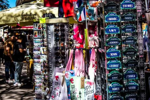 Decorative objects from Paris Stock Photos