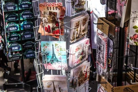 Decorative objects from Paris Stock-Fotos