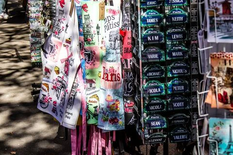 Decorative objects from Paris Stock Photos