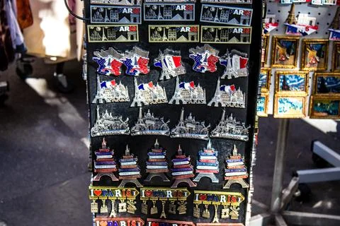 Decorative objects from Paris Foto stock