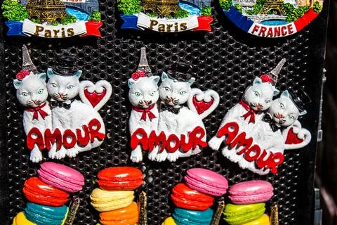 Decorative objects from Paris 스톡 사진
