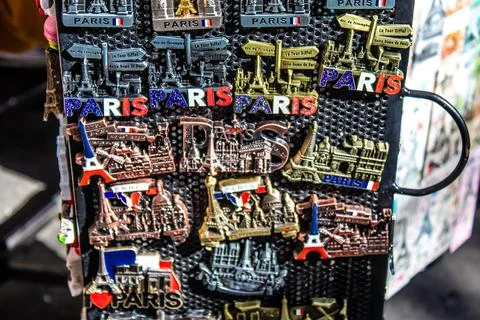 Decorative objects from Paris Stockfoto's