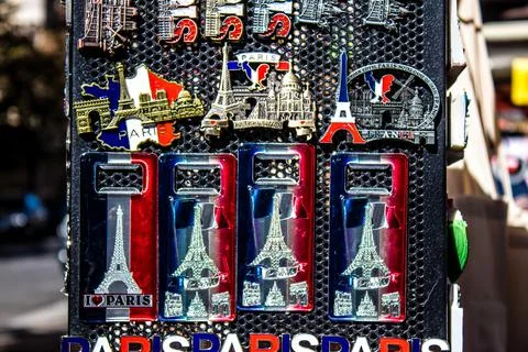 Decorative objects from Paris Stockfoto's