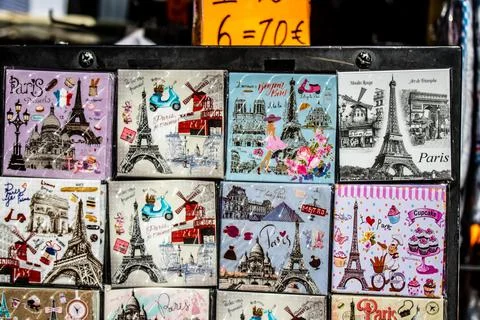 Decorative objects from Paris Foto stock
