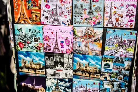 Decorative objects from Paris Stock Photos