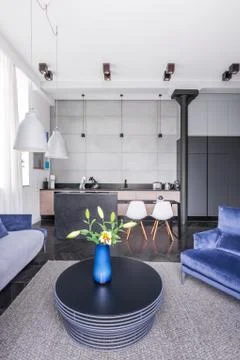 Decorative openwork coffee table Stock Photos