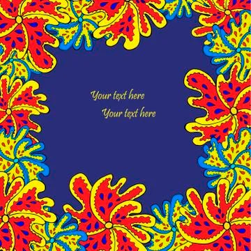 Decorative original frame Stock Illustration