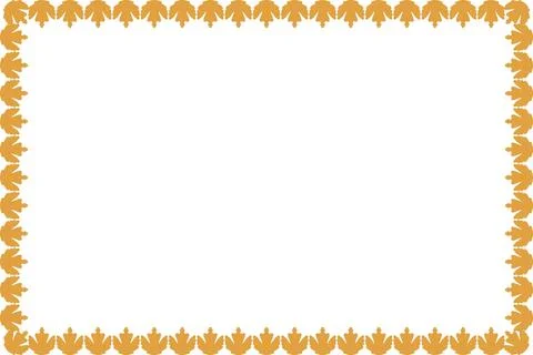 Decorative ornament border frame design Stock Illustration