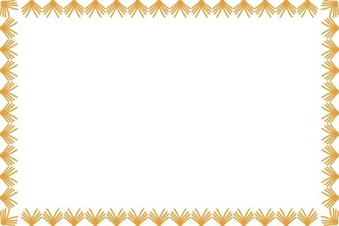Decorative ornament border frame design Stock Illustration