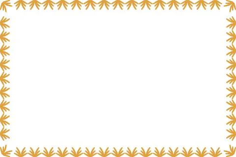 Decorative ornament border frame design Stock Illustration