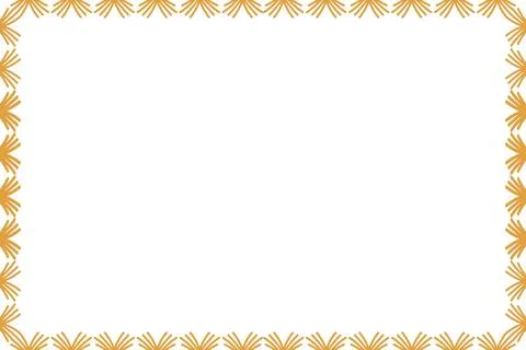 Decorative ornament border frame design Stock Illustration