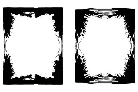Decorative ornament border frame design Stock Illustration