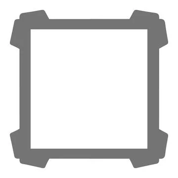 Decorative ornament frame set design Stock Illustration