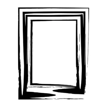 Decorative ornamental frame. Stock Illustration
