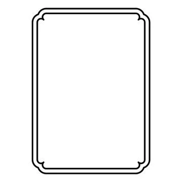 Decorative ornamental frame. Stock Illustration