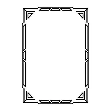 Decorative ornamental frame Stock Illustration