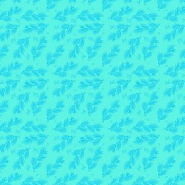 Decorative ornamental seamless spring pattern. Endless elegant texture with Stock Illustration