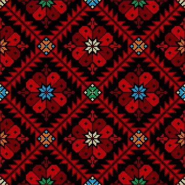 Decorative Palestinian pattern  Stock Illustration