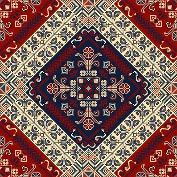 Decorative Palestinian pattern  스톡 일러스트