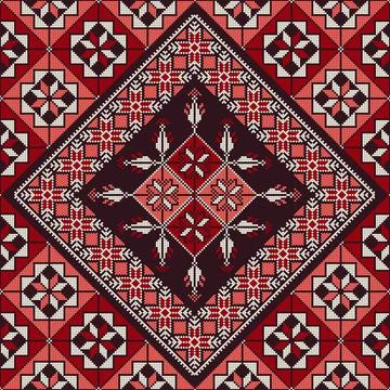 Decorative Palestinian pattern  스톡 일러스트