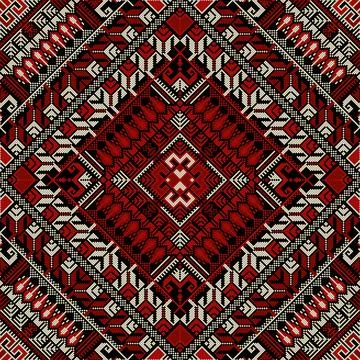 Decorative Palestinian pattern  스톡 일러스트