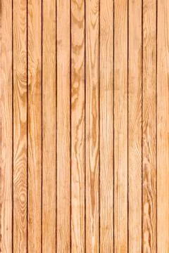 Decorative panel of vertical pine planks Stock Photos
