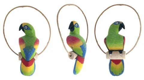 Decorative parrot 스톡 사진