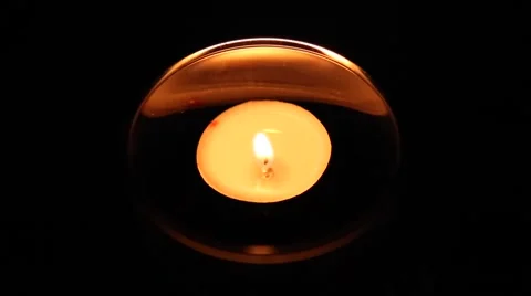 Decorative Party Candle. Stock Footage 66583430
