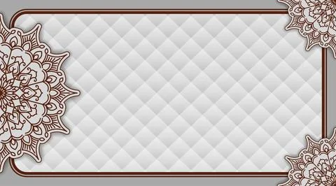 Decorative pattern background, vector design Stock Illustration