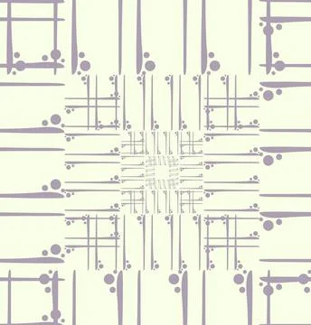 Decorative pattern Decorative seamless retro pattern, a vector illustratio... Stock Photos