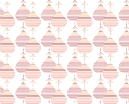 Decorative pattern. Decorative shapes wallpaper pattern. a vector illustra... Stock Photos