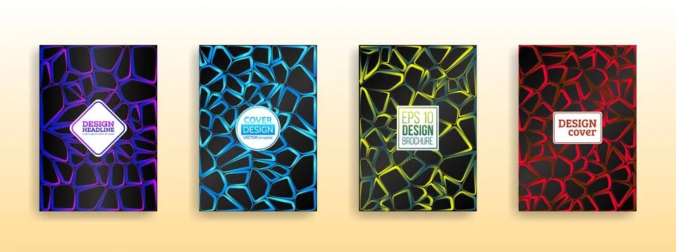 Decorative pattern for design poster, cover, flyer and brochure. Stock Illustration