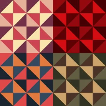 Decorative pattern. different color option.vector illustration Stock Illustration