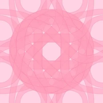 Decorative pattern pink of circular Stock Illustration