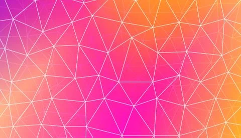 Decorative pattern with polygonal pattern with triangles style. For textures  Stock Illustration