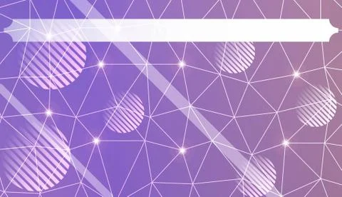 Decorative pattern with polygonal pattern with triangles style. Decorative de Illustrazione stock