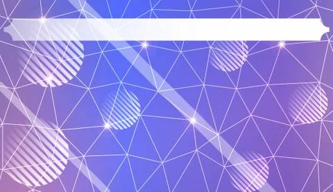 Decorative pattern with polygonal pattern with triangles style. Decorative de Illustrazione stock
