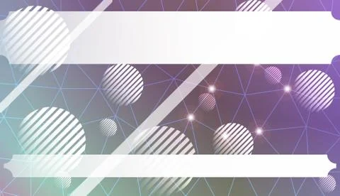 Decorative pattern with polygonal pattern with triangles style. Decorative de Illustrazione stock